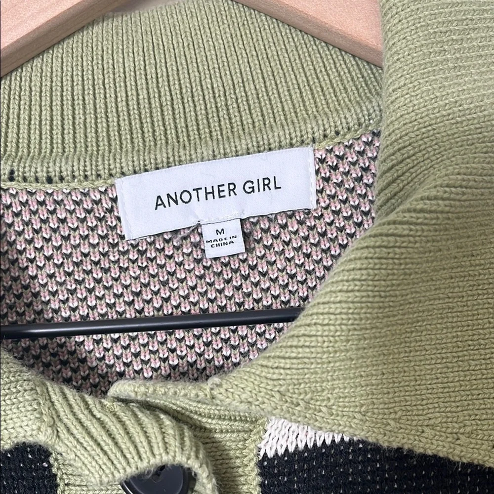 Patchwork Button-Up Cardigan - Picture 6 of 14